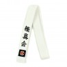 Pas Do Kyokushin Karate Biały haft naszywka