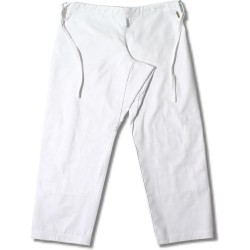 Spodnie treningowe białe do Judo Aikido wzmacniane