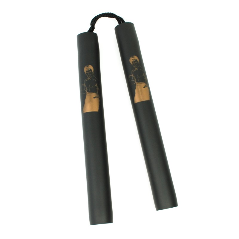 Nunchaku (nunczaku nunczako) piankowe treningowe Bruce Lee na sznurku