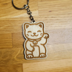 Brelok breloczek do kluczy maneki neko japoński kot szczęścia