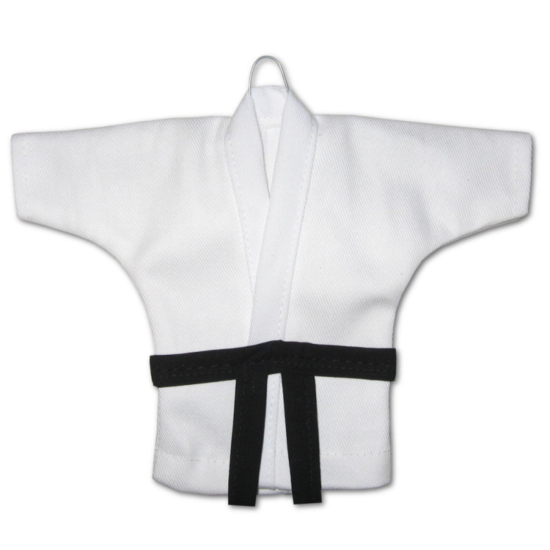 Zawieszka mini kimono karategi białe KARATE AIKIDO JUDO