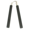 Nunchaku (nunczaku nunczako) piankowe treningowe gładkie czarne na łańcuchu