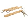 Brelok breloczek do kluczy Yawara Kubotan Prosty drewniany