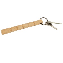 Brelok breloczek do kluczy Yawara Kubotan Prosty drewniany
