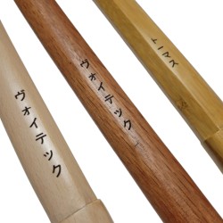 Znakowanie broni drewnianej grawer laserowy - twoje imię logo kanji - Usługa