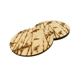 Podkładka podstawka pod kubek bambus