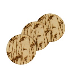 Podkładka podstawka pod kubek bambus