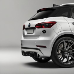 Naklejka Sakura Kwiat wiśni Japonia Kamon Mon 10x10 na samochód