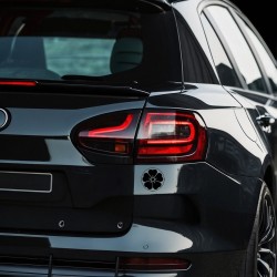 Naklejka Sakura Kwiat wiśni Japonia Kamon Mon 10x10 na samochód