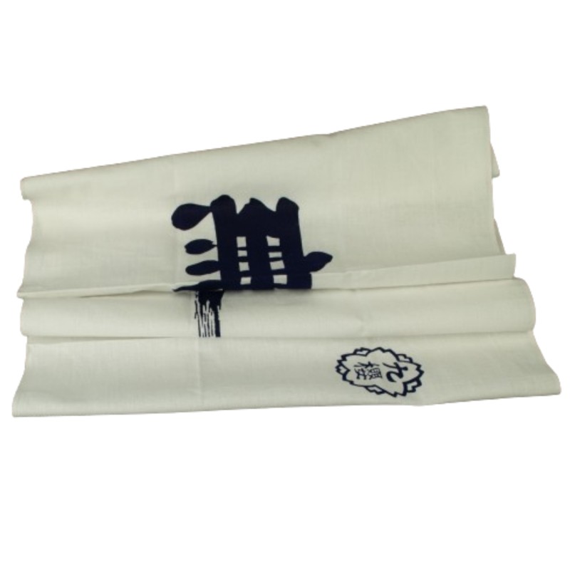 Tenugui Mushin Chusta Ręcznik do Kendo Biały Made in Japan