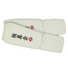 Ochraniacze Elastyczne Goleń Kyokushin Stopa Białe Karate