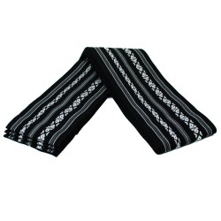 Pas Kaku Obi Do Iaido Kendo Kenjutsu Aikido Czarno-białe 100% bawełna Made in Japan