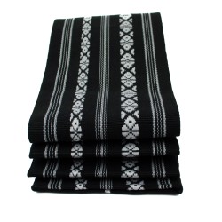 Pas Kaku Obi Do Iaido Kendo Kenjutsu Aikido Czarno-białe 100% bawełna Made in Japan