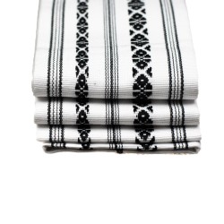 Pas Kaku Obi Do Iaido Kendo Kenjutsu Aikido biało-czarne 100% bawełna Made in Japan