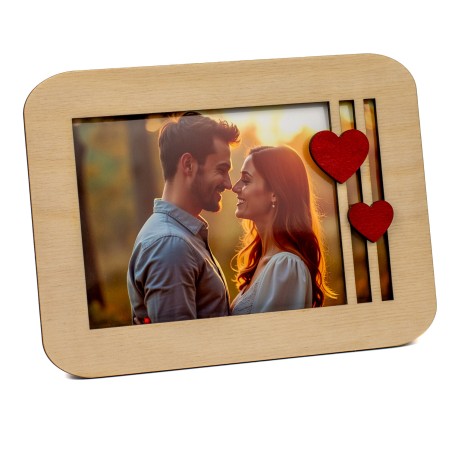 Personalizowana Ramka na zdjęcie 10x15 Prezent na Walentynki