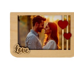 Personalizowana Ramka na zdjęcie 10x15 Prezent na Walentynki