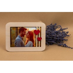 Personalizowana Ramka na zdjęcie 10x15 Prezent na Walentynki
