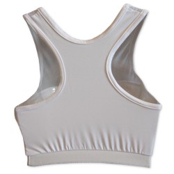 Ochraniacz piersi dla kobiet biały wyjmowane 2 miseczki