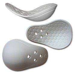 Ochraniacz piersi dla kobiet biały wyjmowane 2 miseczki