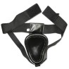 Ochraniacz Krocza / na Krocze Suspensor Metalowy Muay Thai czarny na gumach
