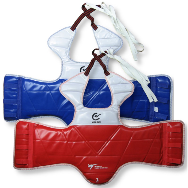 Ochraniacz Tułowia Hogo WTF WKF Taekwondo Karate Dwustronny