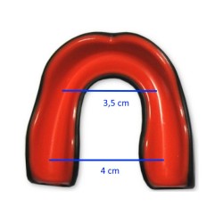 Ochraniacz Szczęki Gel Senior czarny dwuwarstwowy