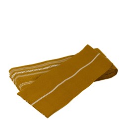 Pas Kaku Obi Do Iaido Kendo Kenjutsu Aikido złoto-biały 100% bawełna Made in Japan