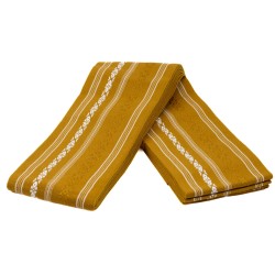 Pas Kaku Obi Do Iaido Kendo Kenjutsu Aikido złoto-biały 100% bawełna Made in Japan