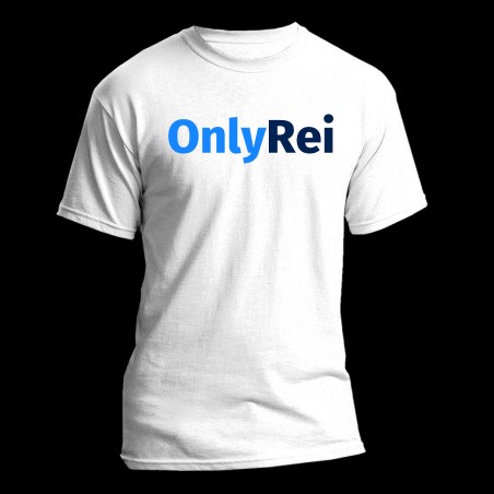 T-shirt OnlyRei biały męski i damski bawełna TAKE
