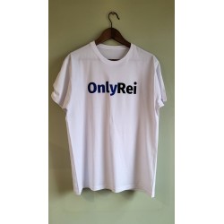 T-shirt OnlyRei biały męski i damski bawełna TAKE