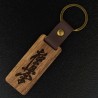 Brelok breloczek do kluczy Kyokushin kai premium 2,8x6,5 cm drewniano egzotyczne