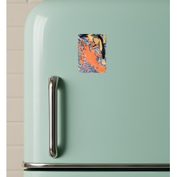 Magnes Kuniyoshi Utagawa Homar i Feniks 7x5 na lodówkę Ukiyo-e