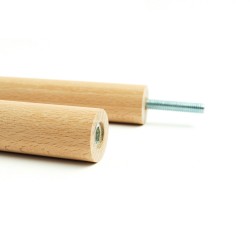 Skręcana włócznia Yari treningowa 249 cm bukowa oliwiona Katori 27 mm