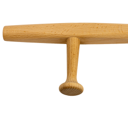 Tonfa drewniana Okinawa Karate 45 cm Buk Dla Dzieci Junior