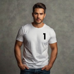 Naprasowanka Aplikacja Termo CYFRA 0-9 na koszulkę t-shirt numery sportowe wysokość 10 cm