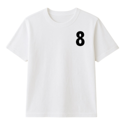 Naprasowanka Aplikacja Termo CYFRA 0-9 na koszulkę t-shirt numery sportowe wysokość 10 cm