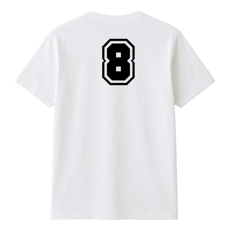 Naprasowanka Aplikacja Termo CYFRA 0-9 na koszulkę t-shirt numery sportowe wysokość 19 cm