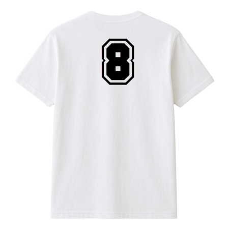 Naprasowanka Aplikacja Termo CYFRA 0-9 na koszulkę t-shirt numery sportowe wysokość 19 cm