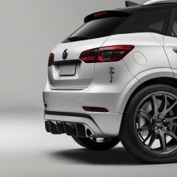 Naklejka Kanji Karate Shinkyokushin 5x15 na samochód