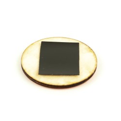 Magnes Yin Yang na lodówkę 5x5 cm drewniany