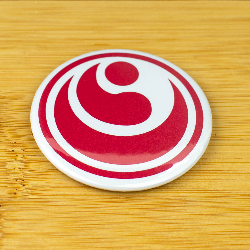 Magnes Shinkyokushin na lodówkę metalowy 58 mm Karate