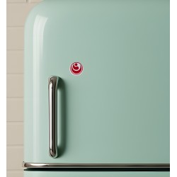 Magnes Shinkyokushin na lodówkę metalowy 58 mm Karate