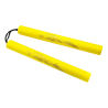 Nunchaku żółte (nunczaku nunczako) piankowe treningowe Smok na sznurku