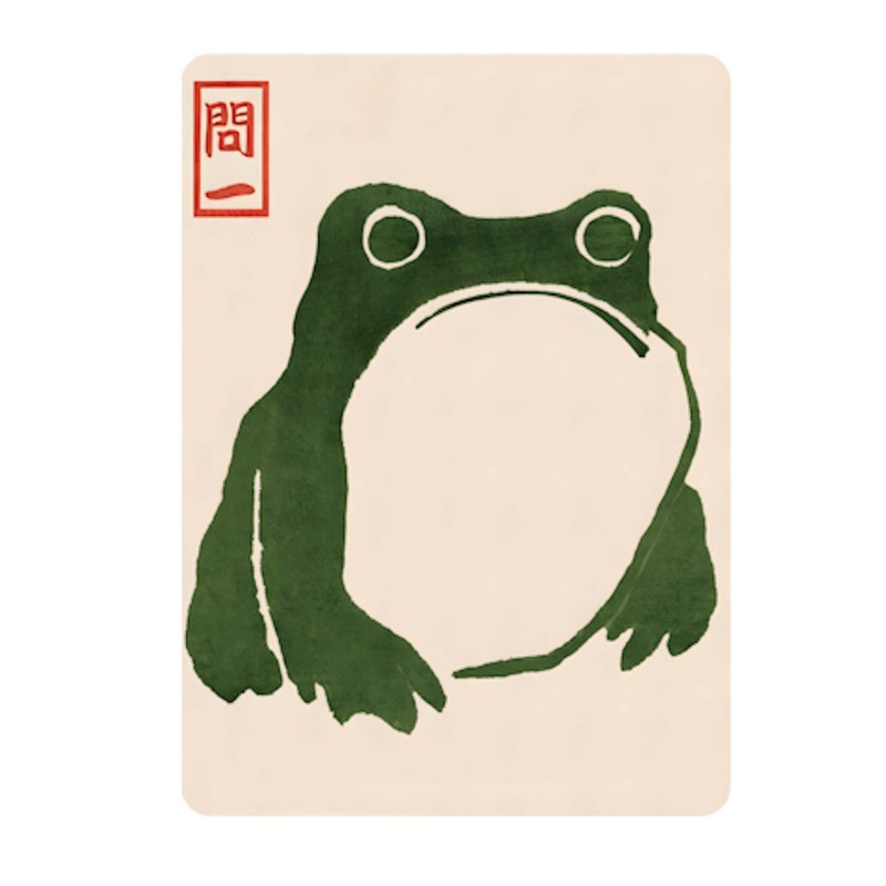 Magnes na lodówkę Matsumoto Hoji 7x5 Japonia Żaba Ukiyo-e