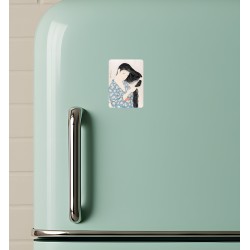 Magnes na lodówkę Hashiguchi Goyō 7x5 Japonia Ukiyo-e