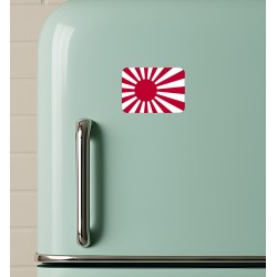 Magnes Flaga Wschodzącego Słońca Japonia 7x5 na lodówkę