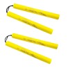 Nunchaku żółte (nunczaku nunczako) ZESTAW 2 SZT piankowe treningowe Smok na sznurku