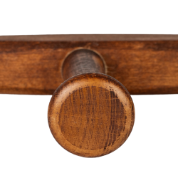 Tonfa drewniana Okinawa Karate 45 cm Buk kolor Orzech Dla Dzieci Junior