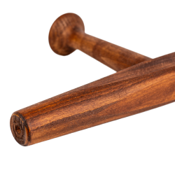 Tonfa Drewniana Okinawa Karate 53 cm Buk kolor Orzech