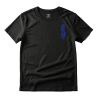 Naprasowanka Aplikacja Termo Kyokushin kai 13x5 Niebieska na kimono t-shirt